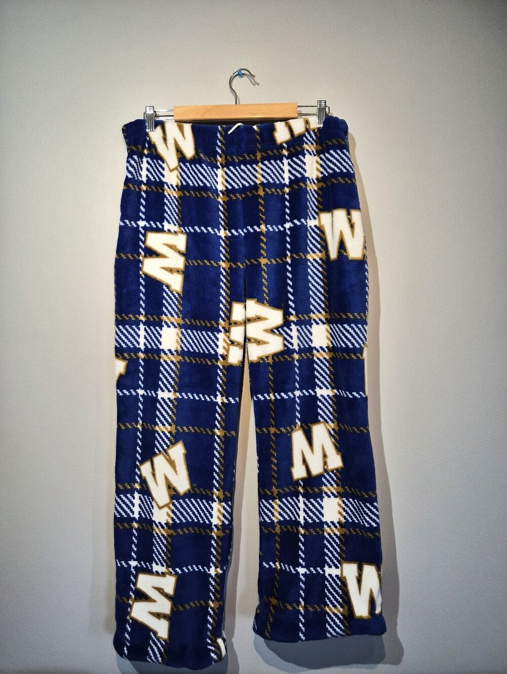 CFL Winnipeg Blue Bombers Fleece Logo Pants | Size Large